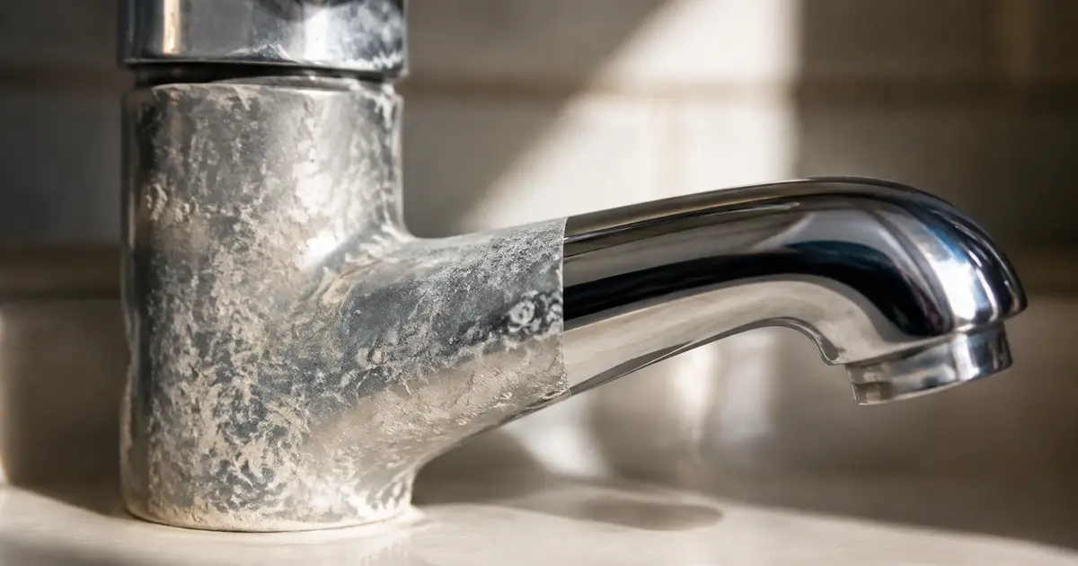 Schema illustrato di approfondimento per calcare e acqua dura